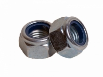Гайки с контрящим кольцом (DIN 985)