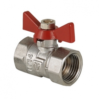 Кран шаровой латунный ВР-ВР (бабочка), Valtec Compact